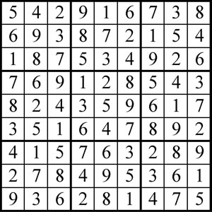 Sudoku sestavljanka